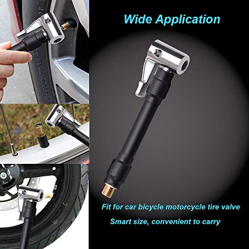 Flexible Extension Tire Valve Adaptor, air hose inflator adapter