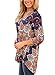 Dokotoo Womens Summer Casual V Neck Short Sleeve High Low Work Peasant Blouses and Tops Orange Large