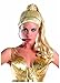 Largemouth Madonna Ponytail Wig with Faux Microphone (Blonde)