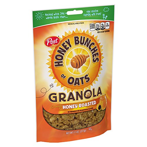 Honey Bunches of Oats Honey Roasted Granola Cereal and Snack, Good