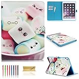 iPad Mini Case for iPad Mini 2/3/4 - Dteck Slim Fit Premium PU Leather Multiple Viewing Folio Stand Wallet Cover with Auto Wake/Sleep Smart for Apple iPad Mini 2/Mini 3/Mini 4, Lovely Candy