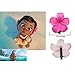 Moana Necklace,Kid's Disney Costume Accessories with Hair Clips,Pearl and Blue Pendants Necklaces,Gifts for Girls and Kids