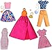 Barbie Clothes – 5 Complete Outfits for Barbie Doll