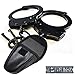Z-TekZ Police Edition Handcuffs – Double Lock Professional Law Enforcement Black Steel Hand Cuffs with 2 Keys & Tactical Soft Leather Cuff Case Pouch and Belt Holster, Hook and Loop Closurethumb 2