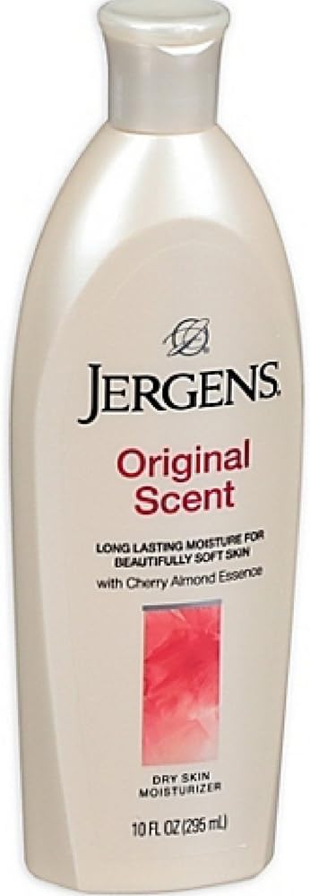 Jergens Original Scent Dry Skin Moisturizer 10 oz Cherry Almond Essence Lotion