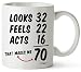 70th Birthday Gifts For Women Seventy Years Old Men Gift Mugs Happy Funny 70 Mens Womens Womans Wifes Female Man Best Friend 1950 Mug Male Unique Ideas 50 Woman Wife Gag Dad Girls Guys Good Husband
