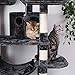 BEWISHOME Large Cat Tree Condo with Sisal Scratching Posts Perches Houses Hammock, Cat Tower Furniture Kitty Activity Center Kitten Play House Grey MMJ03Bthumb 3