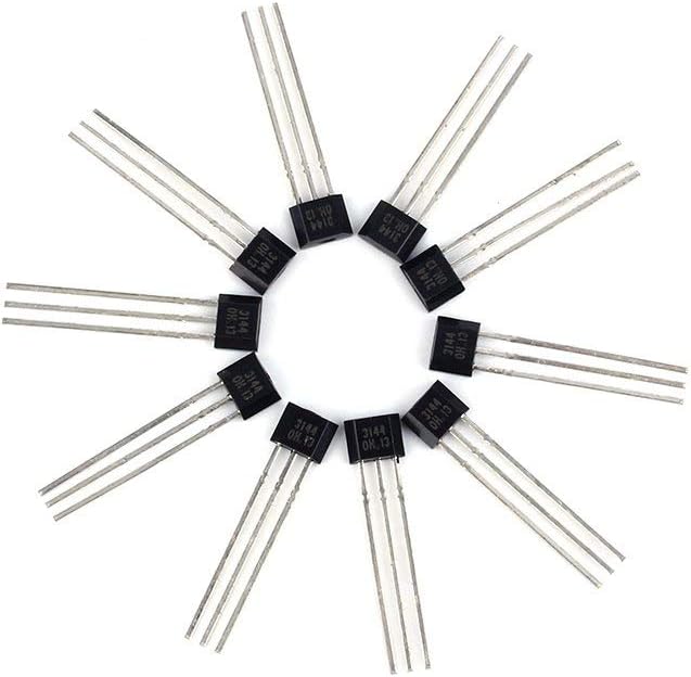 Yosoo 10x A3144E 3144 OH3144E Hall Effect Sensor SIP Three-Pin Switch