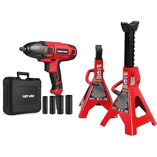 Eastvolt Electric Impact Wrench, 1/2 Inch with Hog Ring Anvil, Heavy