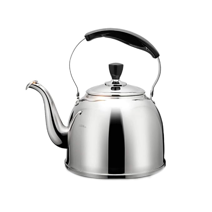 Gas kettle large capacity kettle 304 stainless steel kettle (Size : 4L)