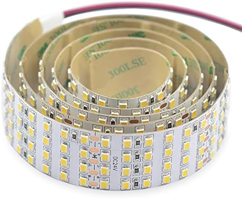 2835 White High Cri 90 Led Strip Light Bright Color Quad Row Flexible Led Tape Lights 24v Ip20 3 530 Lm M For Led Industrial And Photographic Lighting 1m 3 28 Daylight White Sg Diy