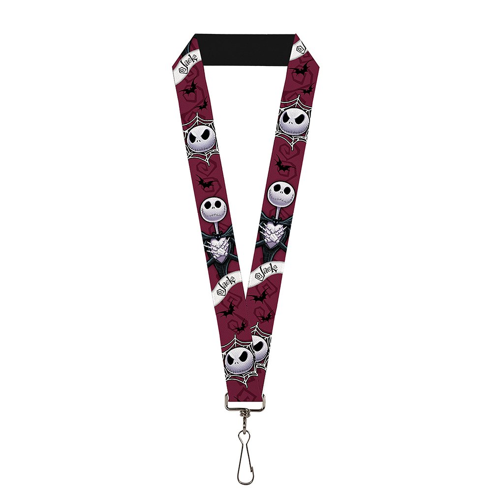 Buckle-Down Lanyard-1.0-Nightmare Before Christmas Jack Face/Corpse, Multicolor, One size