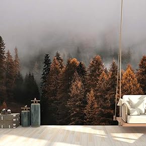 Wall Mural Forest Removable Wallpaper Wall Sticker for Bedroom Living Room - 66x96 inches