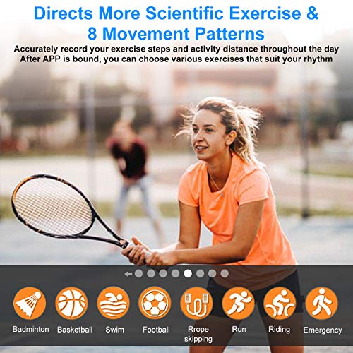 Smart Watch, Fitness Tracker Smartwatch Activity Tracker with Heart Rate Blood Pressure Monitor IP67 Waterproof Fitness Watch Sports Wrist Android Watch Wristbands for Samsung iOS Phones Men Women