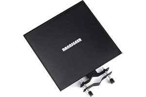 Rannsgeer Heavy Duty Metal Square Tray for Mobile TV Stand and Tripod Speaker Stand (11.8x11.8)