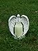 Hi-Line Gift Ltd Angel Flameless Candle Holder, Indoor/Outdoor Use, White, 9