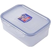 LOCK &amp; LOCK LocknLock Easy Essentials Rectangular Butter and Cheese Container Food Container, Small, 15.0 Ounce - Clear