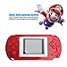 KOBWA Handheld Game Console for Children, Built in 268 Classic Old Games Portable Game Console, The 80's Arcade Video Gaming System (Red)