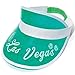 Loftus Las Vegas Card Dealer Classic Visor Costume Hat, Green White, One Size