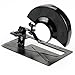 Gimiton Angle Grinder Stand Holder Support Base with Protector Shield Cover Adjustable Metal Angle Grinder Bracket Angle Grinder Cutting Machine Wheel Guard Woodworking Tools