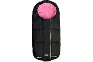 FUNLIFE Width Adjustable Universal Stroller Footmuff Designed for Baby Grows,Waterproof Practical Features Outdoor Baby Bunting Bag,Rose