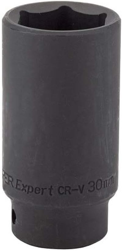 Draper Expert HI-TORQ 1/2 in 30mm Deep Impact Socket 6 Point Hex