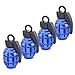 TOMALL Valve Caps Hand-Grenade Style for Truck SUV Jeep Aluminum Alloy Valve Stem Caps Dustproof Cover (4pcs Blue)