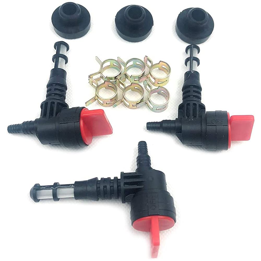 ANCLLO 3 Pack Fuel Shut Off Valve for 192980GS 78299GS 80270GS 3250-8000 Watt Portable Pressure Washer