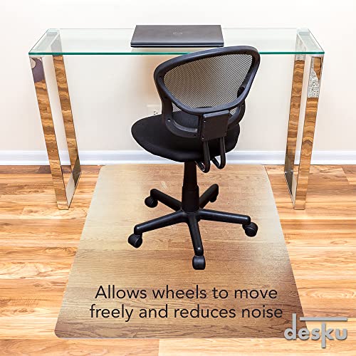 DESKU Workstation Desk Chair Mats for Hard Floors, Home & Office Floor