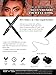 BYS Matte 2in1 Duo Liquid Eyeliner Ultrafine Tip Pen with Heart Stamp Black