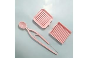 3PCS Mini Fuse Beads Picking Tray Bead Scoop and Aligner Tray Kit Plastic Beads Sorting Tools for Crafting Jewelry Bracelet D