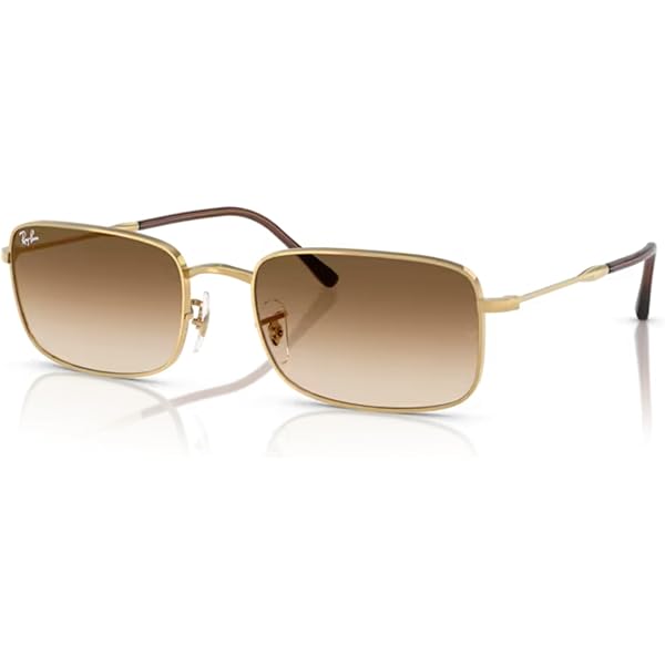 Amazon.com: Ray-Ban RB3746 Sunglasses, Black On Gold/Green