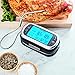 KitchenAid Portable Wireless Remote LED Digital Probe Thermometer with Timer for Oven, Grill and Smoker Use, 5-Inch, Black