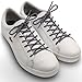 Miscly 3 Pairs Round Shoe laces for Shoes, Sneakers & Boots (54″ (137 cm), Grey)