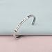 PLITI Stainless Steel Cuff Bangle Bracelet Gift Owner Jewelry Best Friend Birthday Gift for Her Friendship Gifts Cool Girl Jewelry