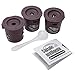 TOOGOO(R)3pcs Reusable K-cup Coffee Cafe Cup Single Mesh Filters Set
