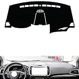 leather dash board cover mat Compatible with FORD
