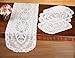 Collections Etc Kitchen Table Lace Runner & Placemats - 5 pc, Cream