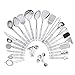 Maphyton Stainless Steel Kitchen Utensil Set - 29 Cooking Utensils Nonstick Cookware Set with Spatula Gadget Tools