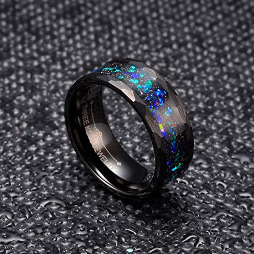 galaxy mens wedding rings