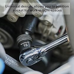 CASOMAN 10 PCS 3/8" Drive Deep Standard Universal