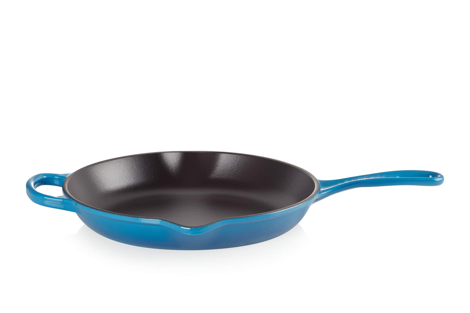 Le Creuset Enameled Cast Iron Signature Iron Handle Skillet, 10.25" (1-3/4 qt.), Marseille