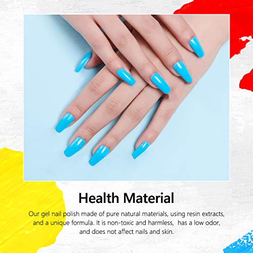 ZEESEA Picasso Gel Nail Polish Set With Glossy & Matte Top Coat And Base Coat Soak Off LED Gel Nail Glitter Art Decoration Kit Manicure DIY Gift