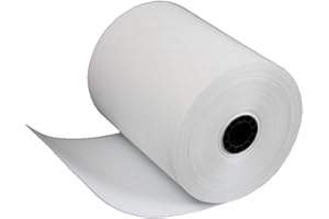 BUYREGISTERROLLS Thermal Paper Rolls 3 1/8 x 230 - American Made: [50/pack] BPA Free 48 GSM Solid Tube Core CC Receipt paper for POS terminals Cash Registers Stations SCP700 TSP100 TSP300 TSP400 TSP500 TSP600