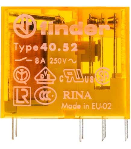 Finder 40.31.8.012.0000 1CO 10A 12V AC Minyatür Pcb Röle