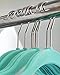 Juvale Velvet Shirt/Dress Hangers - 50-Piece Non-Slip Slim Velvet Hangers, Space Saving Design, for Delicate Clothing, Teal