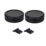 2 Pack RF Mount Body Cap Cover & Rear Lens Cap for