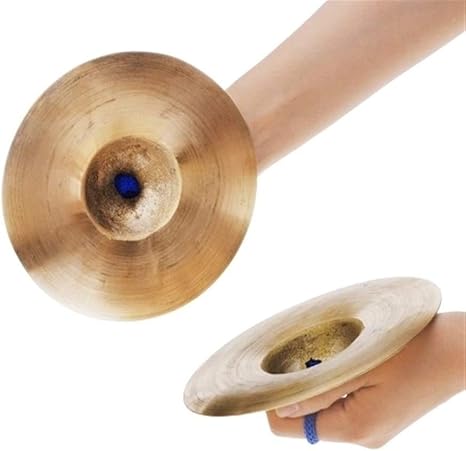 Amazon Co Jp 音楽 知育玩具 ミュージカルおもちゃ子供の子供の銅のハンドシンバル功バンドのリズムはパーカッション楽器のおもちゃを打ちます 鮮やかな色で可愛い 色 黄 Size Set ホーム キッチン