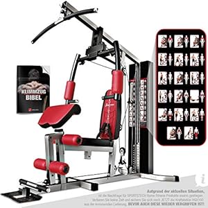 Sportstech Premium 50in1 krachtstation voor EEN allround training | Multifunctionele hometrainer met stepper…