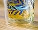 Cypress Home Proud Peacock Double Wall Glass Travel Coffee Cup with Lid